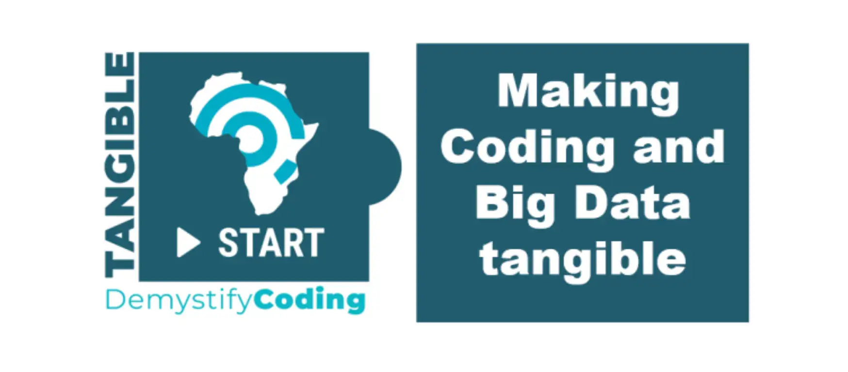 Logo of Tangible Africa promoting coding and big data education initiatives.