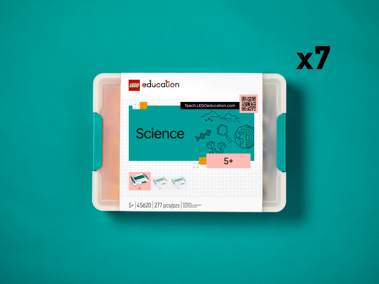 LEGO® Education Science kit for Year 1-3 students, featuring 7 hands-on science learning kits.