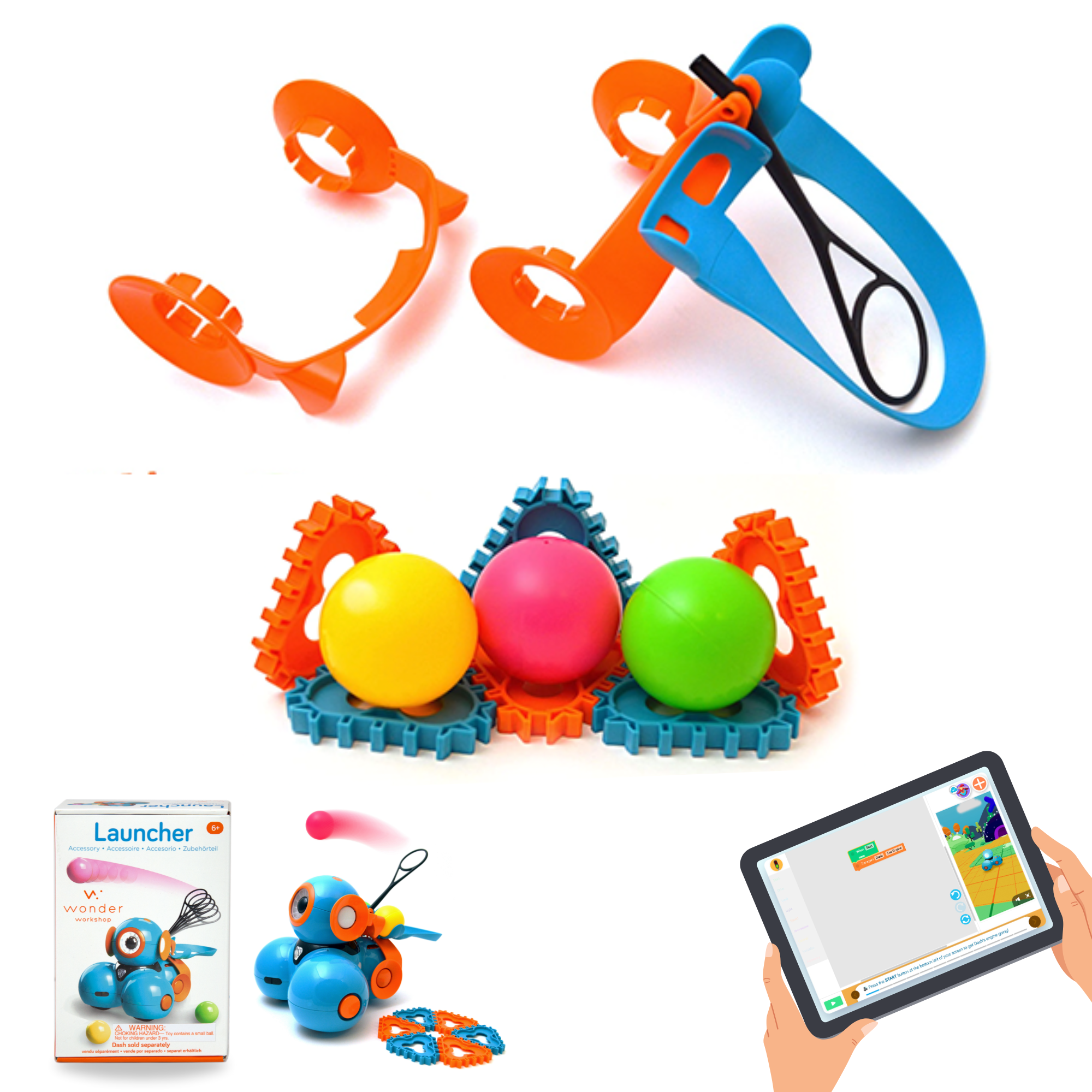Wonder Workshop Launcher Accessory for Dash