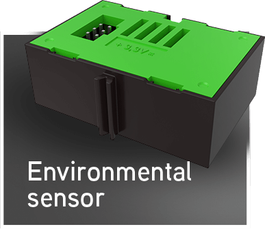 Environmental sensor for IoT projects, part of Robotics TXT 4.0 Add-On set.