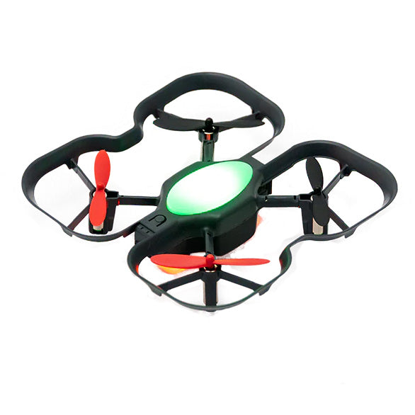 CoDrone EDU programmable drone featuring colorful lights and multiple sensors for learning coding and engineering.