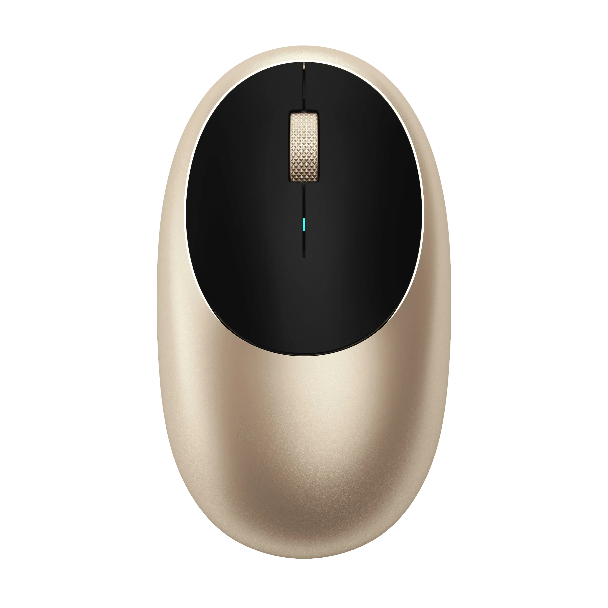 Satechi M1 Bluetooth Wireless Mouse in gold, featuring ergonomic design and seamless Bluetooth connectivity.
