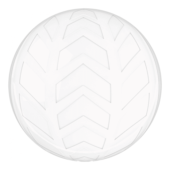 Sphero Turbo Cover in clear, featuring a textured surface with geometric patterns for enhanced grip and durability.