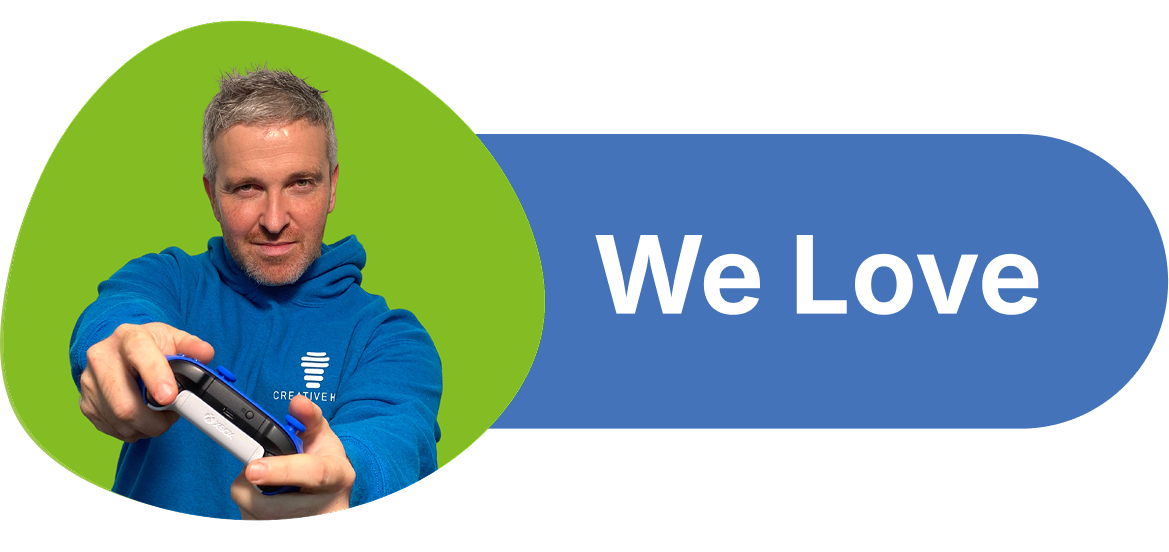 Badge: We Love