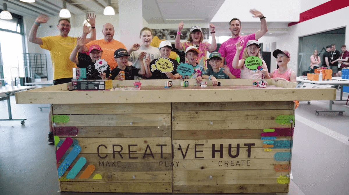 Edutainment experience at the British Grand Prix