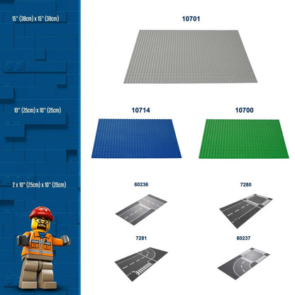 LEGO® Classic Gray Baseplate 10701