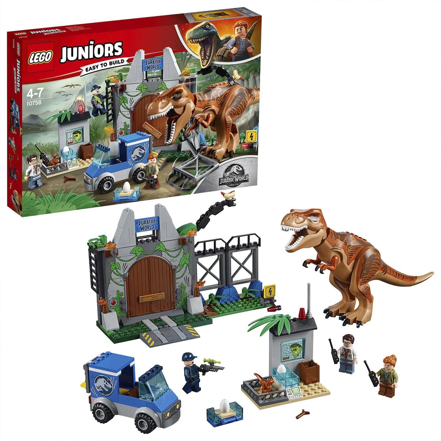 LEGO® 4+ Jurassic World T. Rex Breakout Set 10758