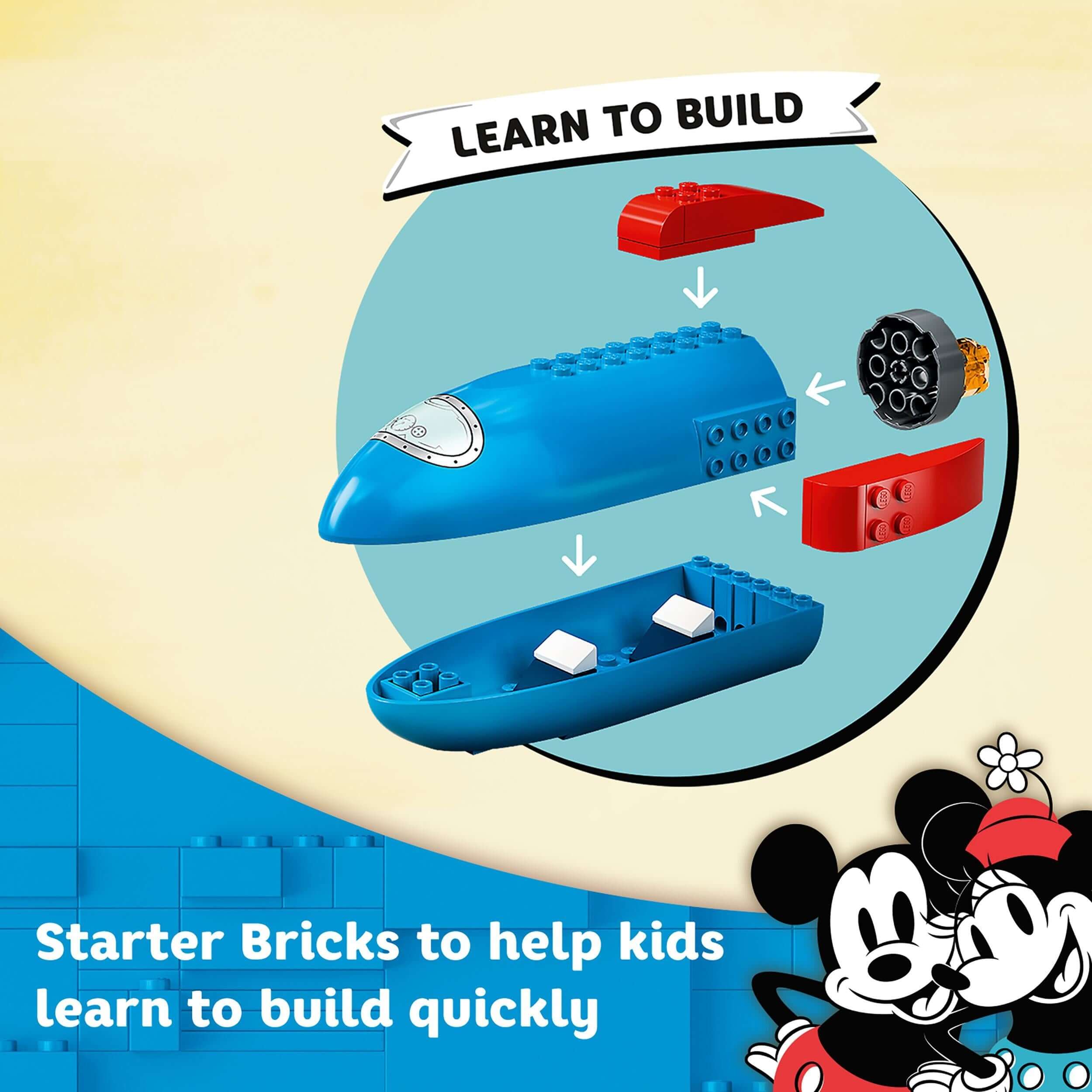 LEGO® Disney Mickey & Minnie Mouse Space Rocket 10774