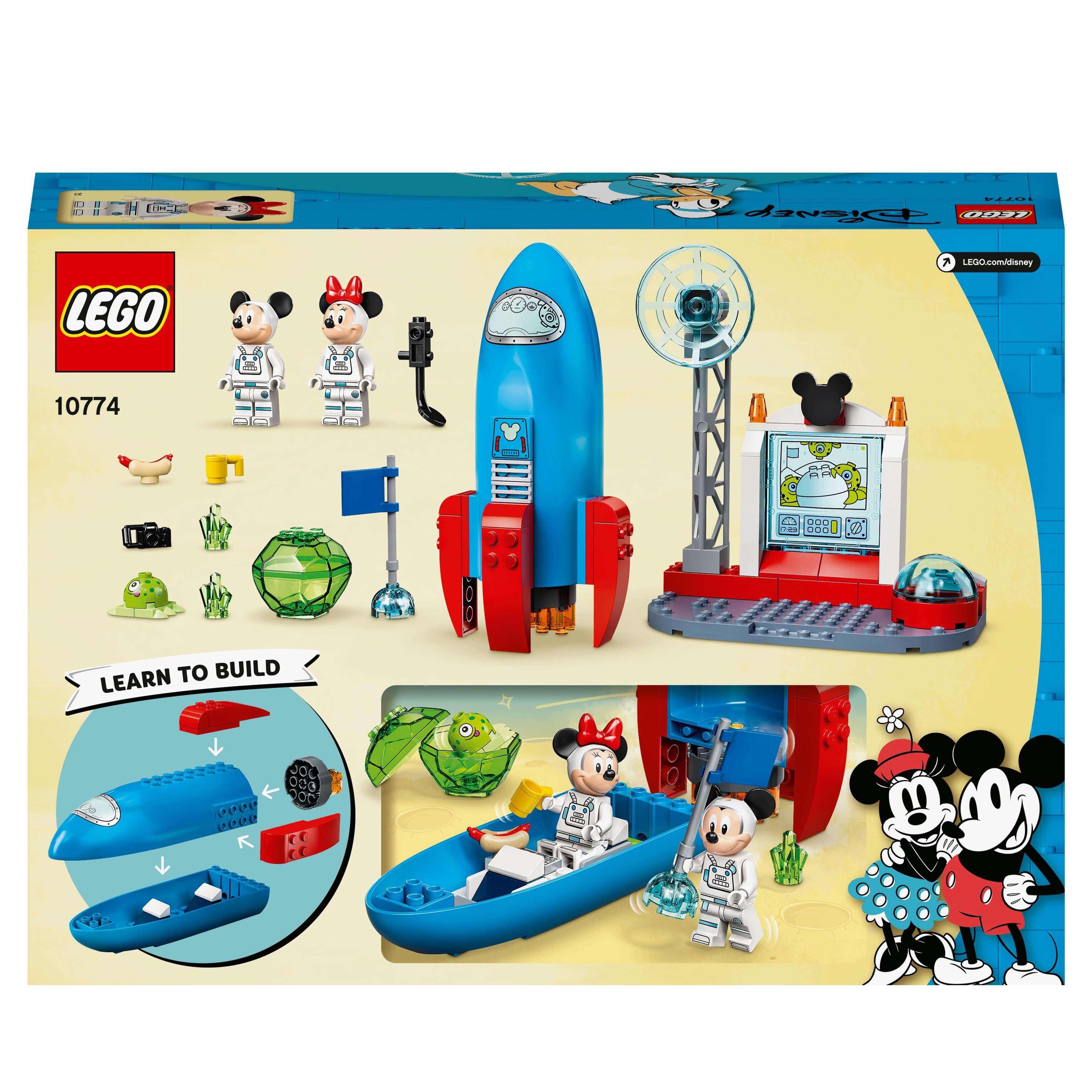 LEGO® Disney Mickey & Minnie Mouse Space Rocket 10774