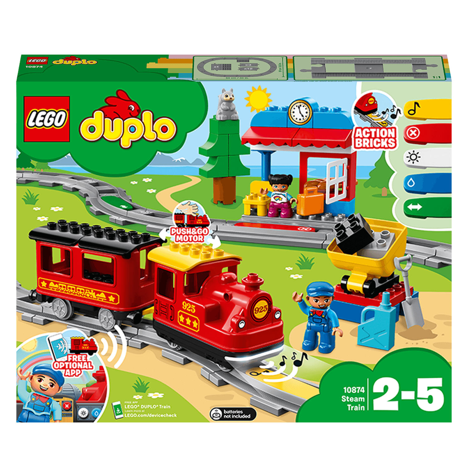 LEGO® DUPLO Steam Train Set for Toddler 10874