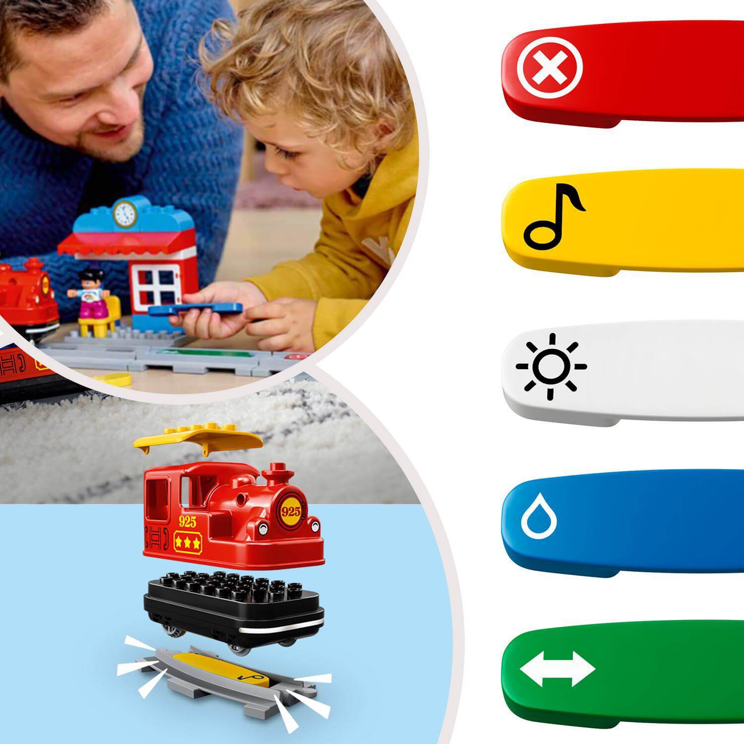 LEGO® DUPLO Steam Train Set for Toddler 10874