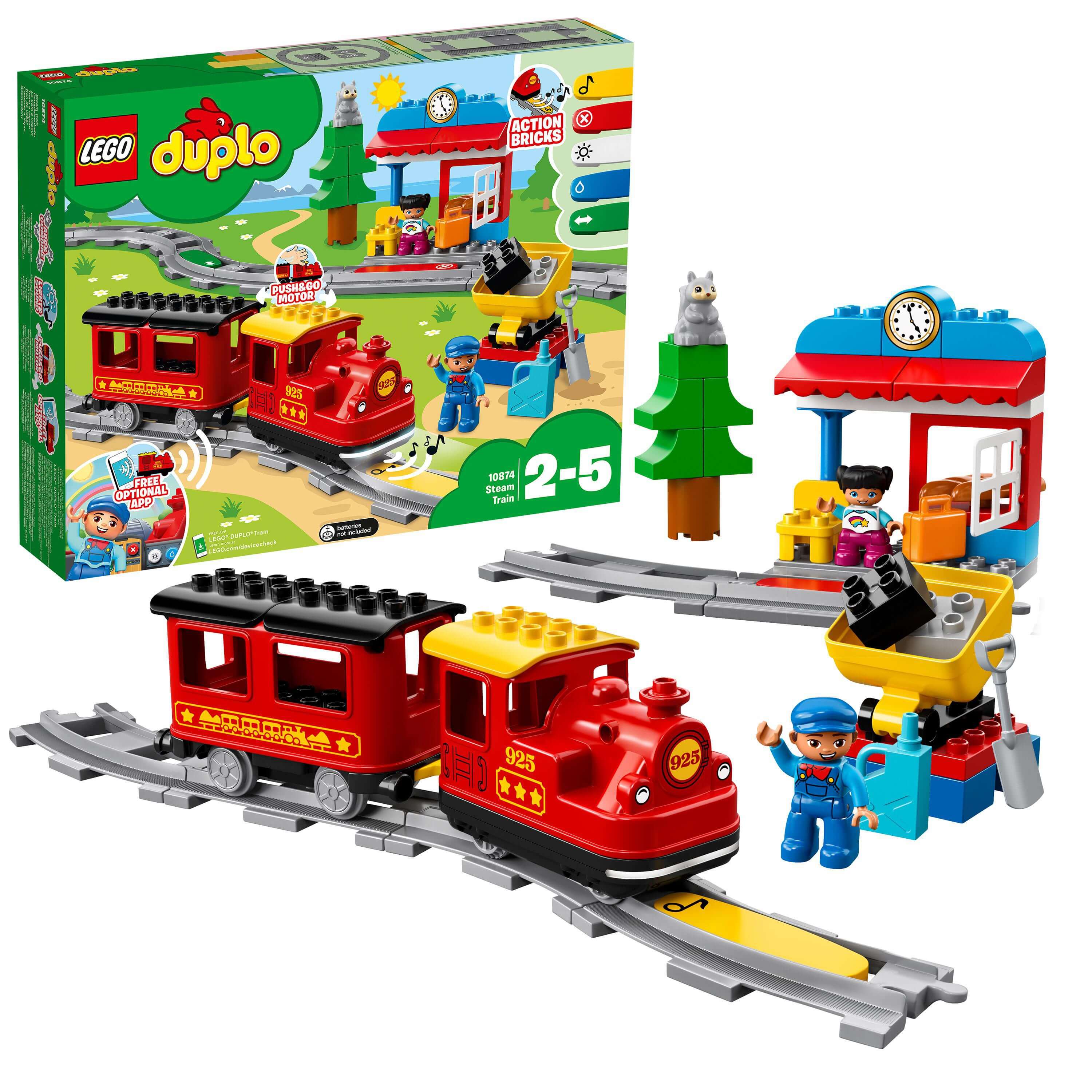 LEGO® DUPLO Steam Train Set for Toddler 10874