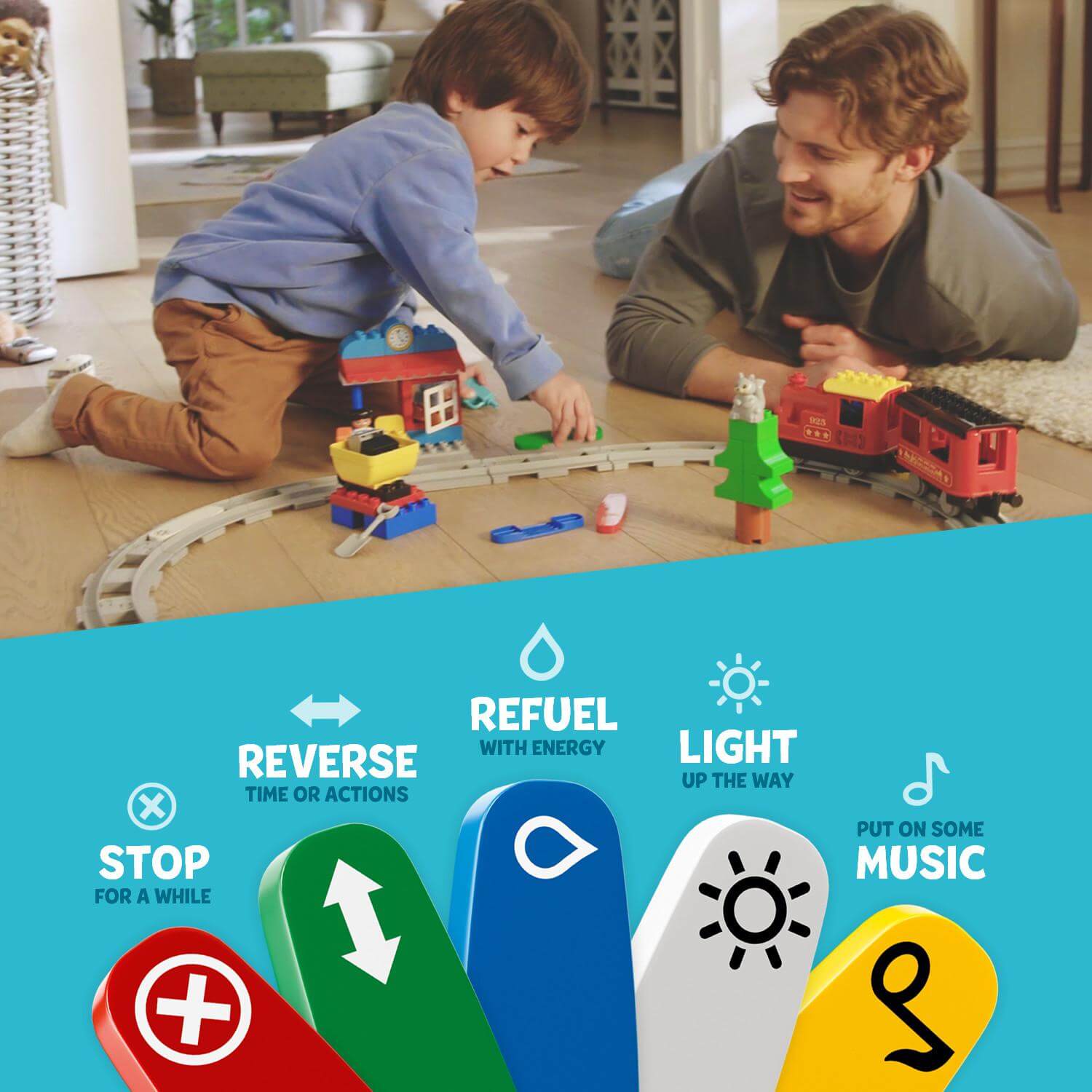 LEGO® DUPLO Steam Train Set for Toddler 10874