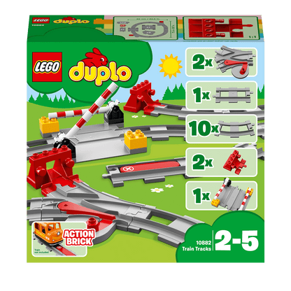 LEGO® DUPLO Town Train Tracks Building Set 10882