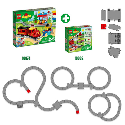 LEGO® DUPLO Town Train Tracks Building Set 10882
