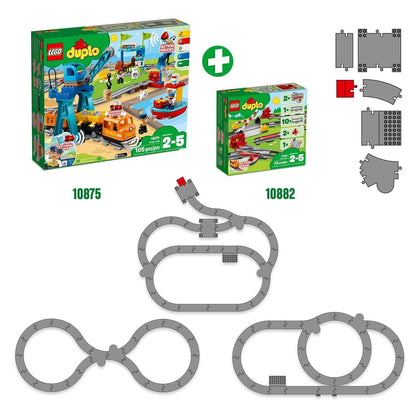 LEGO® DUPLO Town Train Tracks Building Set 10882