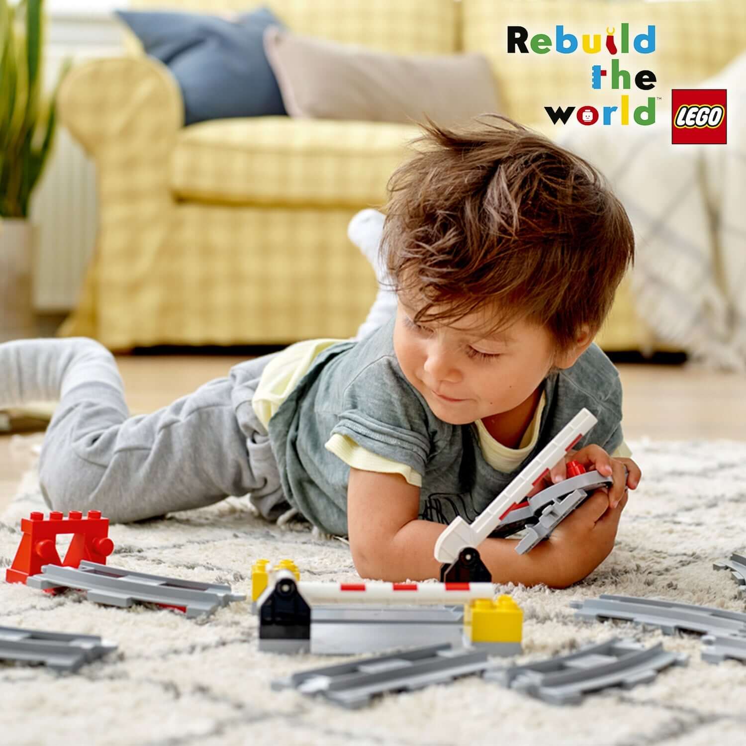 LEGO® DUPLO Town Train Tracks Building Set 10882