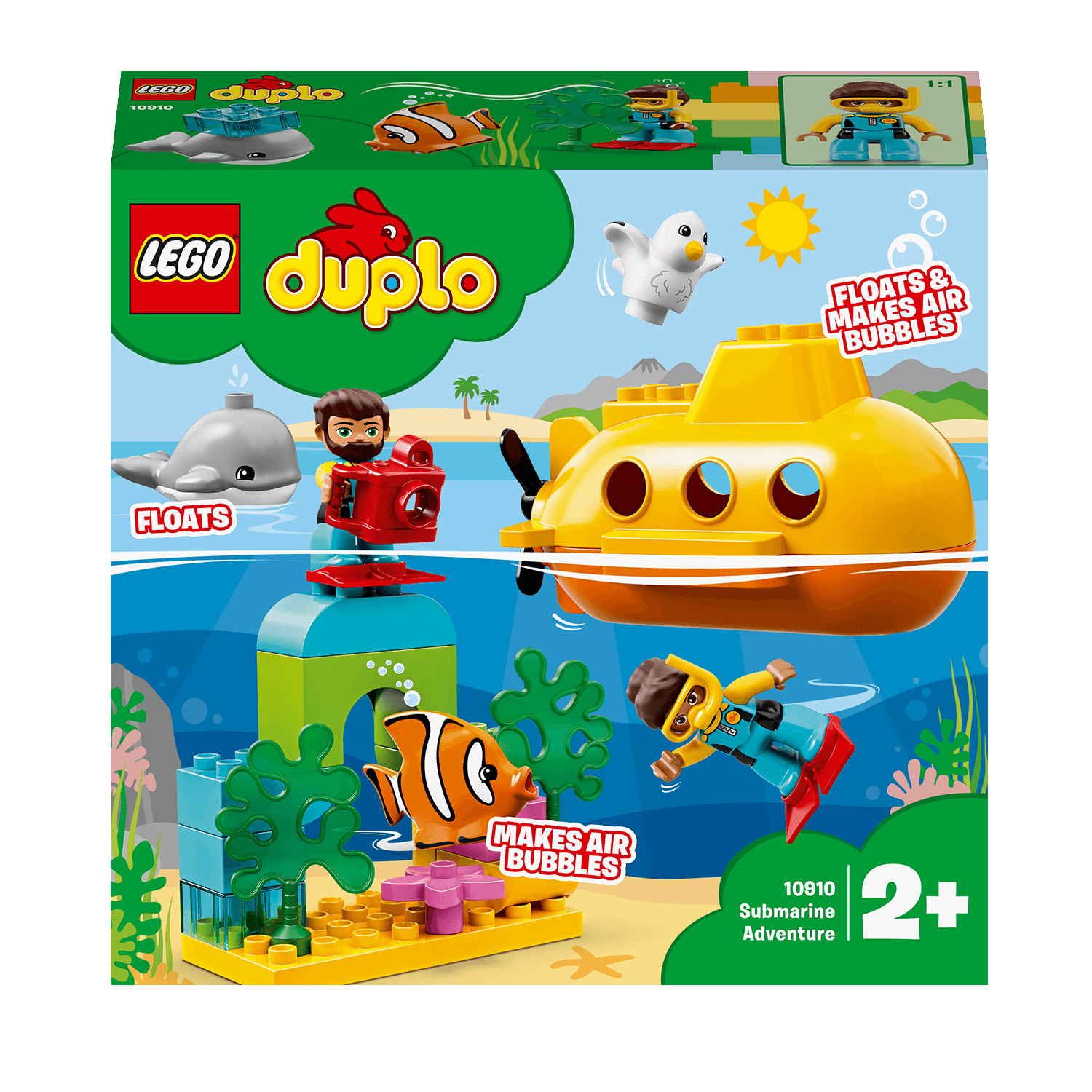 LEGO® DUPLO Town Submarine Adventure Bath Toy 10910