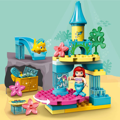 LEGO DUPLO Princess Ariel Undersea Castle Set 10922, featuring Ariel, Flounder, and fun undersea play features.