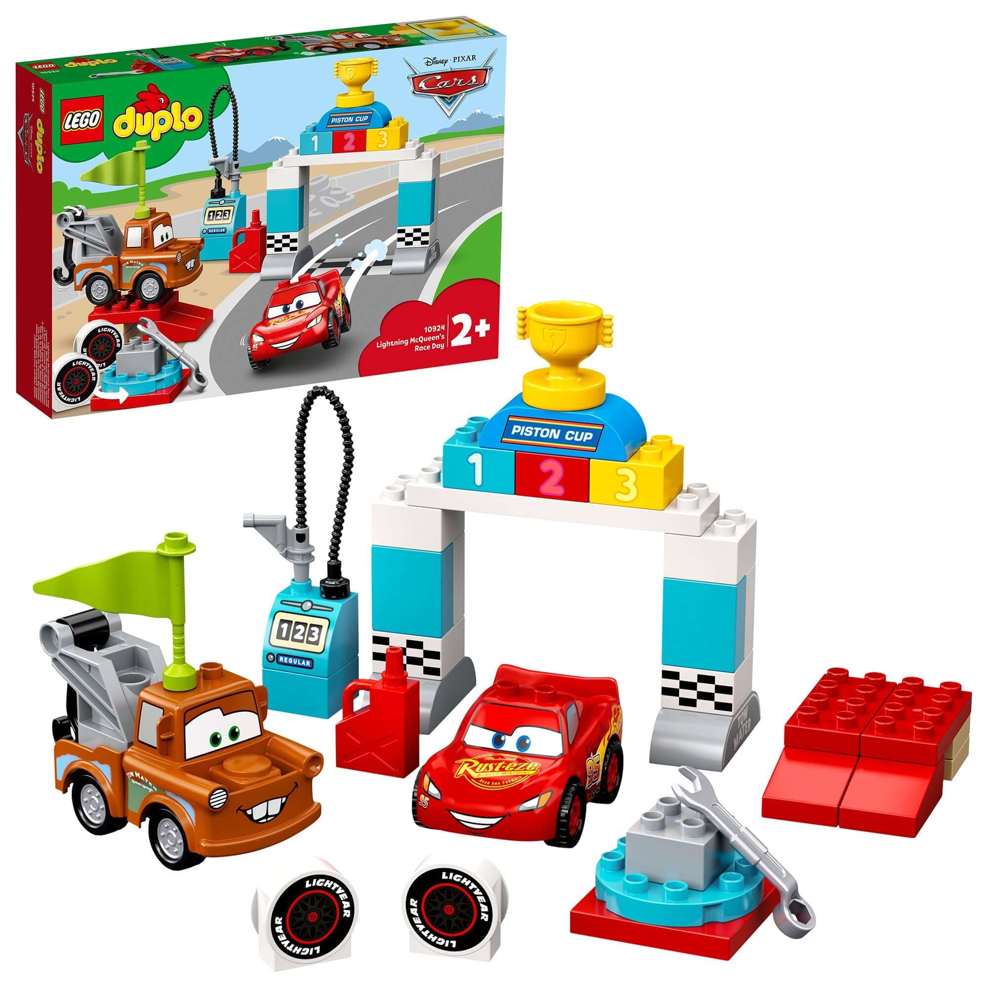 LEGO® DUPLO Cars Lightning McQueen Race Day Set 10924