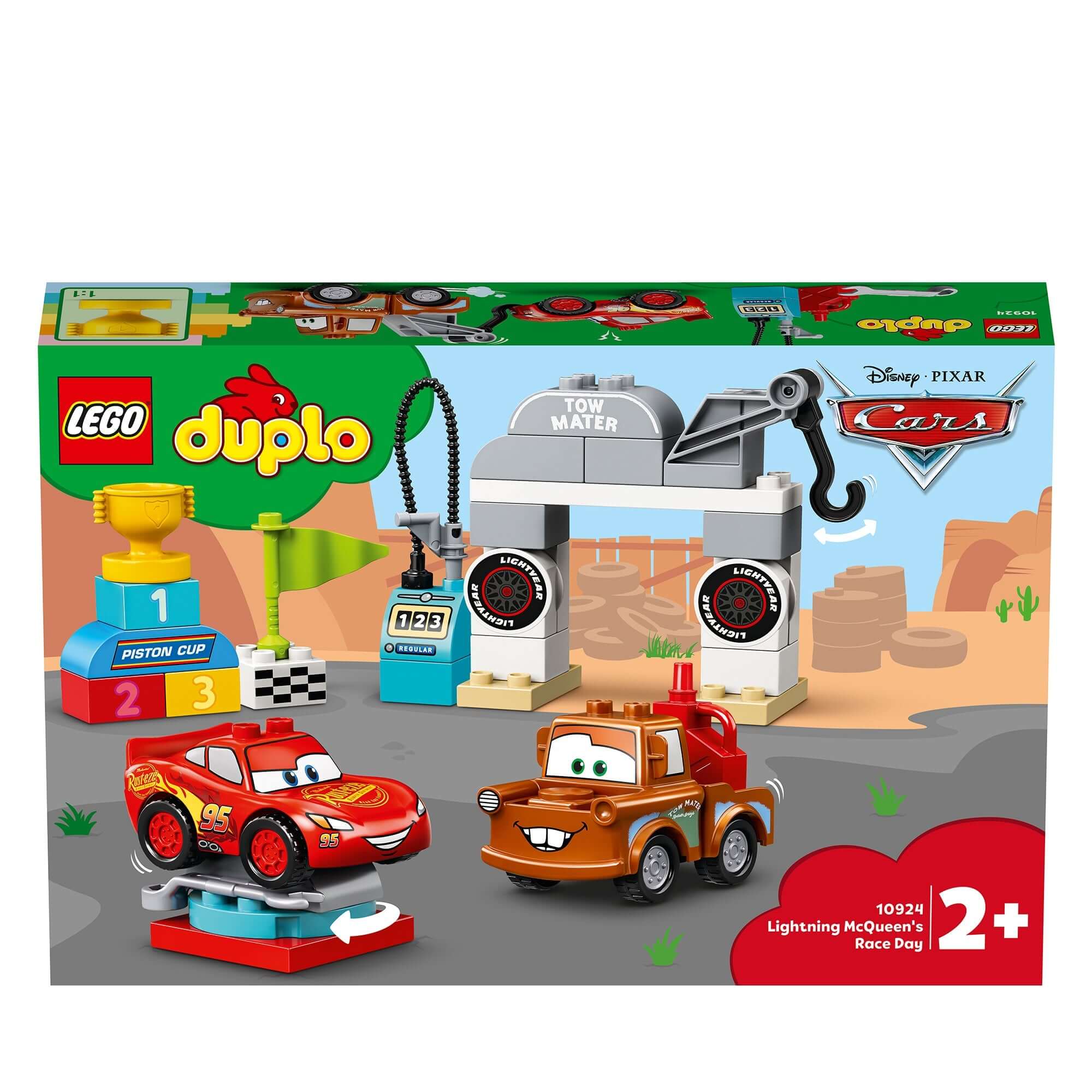 LEGO® DUPLO Cars Lightning McQueen Race Day Set 10924