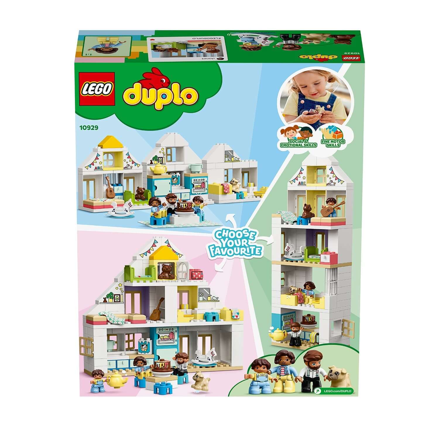 LEGO® DUPLO Town Modular Playhouse Set 10929
