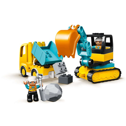 LEGO® DUPLO Truck & Tracked Excavator Toy 10931