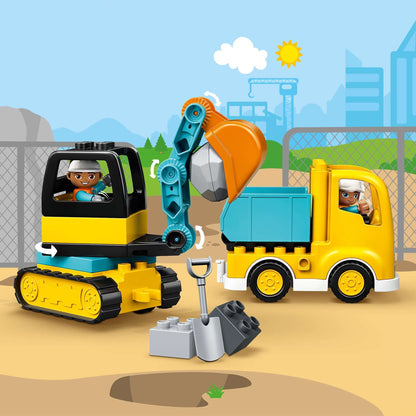 LEGO® DUPLO Truck & Tracked Excavator Toy 10931