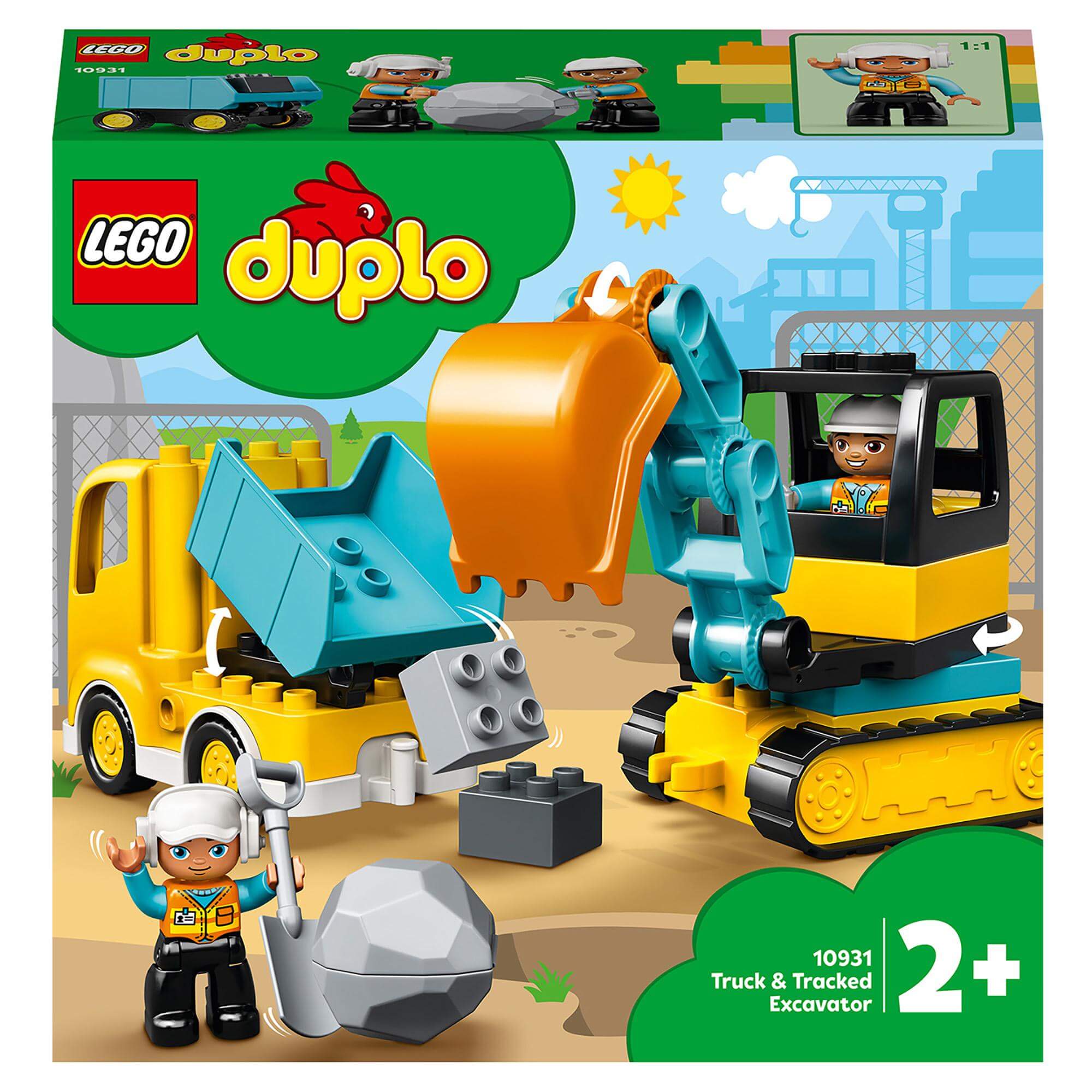 LEGO® DUPLO Truck & Tracked Excavator Toy 10931