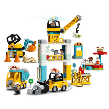 LEGO® DUPLO Town Tower Crane & Construction Set 10933
