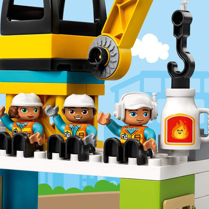 LEGO® DUPLO Town Tower Crane & Construction Set 10933