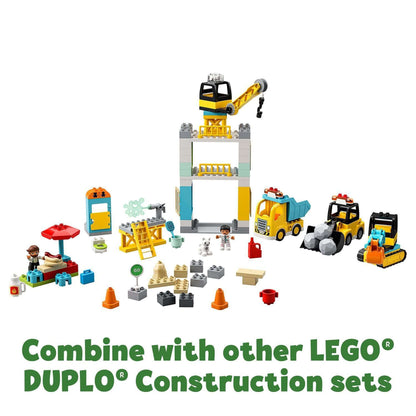 LEGO® DUPLO Town Tower Crane & Construction Set 10933