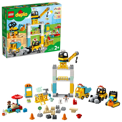 LEGO® DUPLO Town Tower Crane & Construction Set 10933