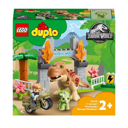 LEGO® DUPLO T. rex and Triceratops Dinosaur Toy 10939