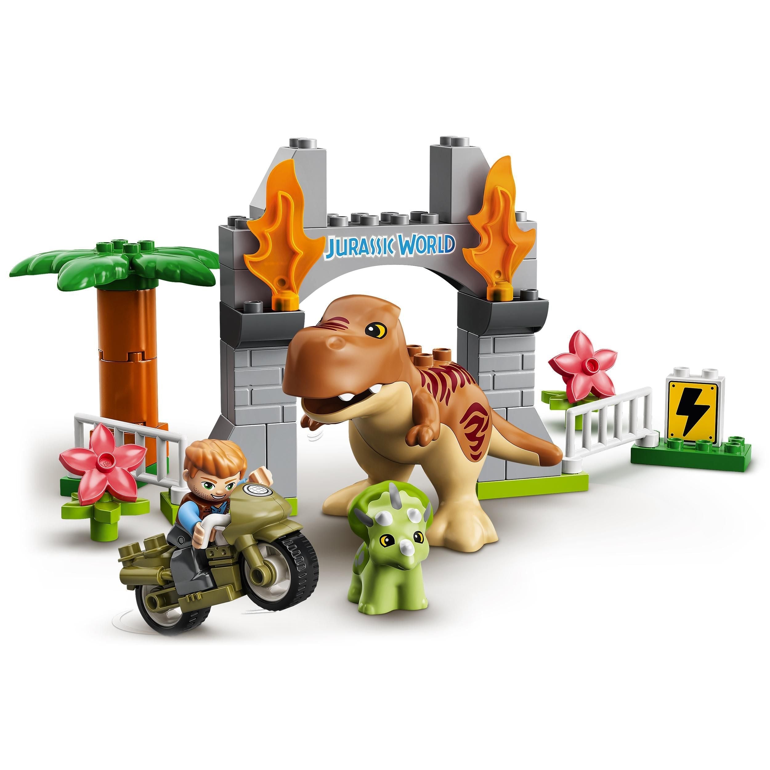 LEGO® DUPLO T. rex and Triceratops Dinosaur Toy 10939