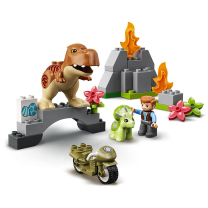 LEGO® DUPLO T. rex and Triceratops Dinosaur Toy 10939