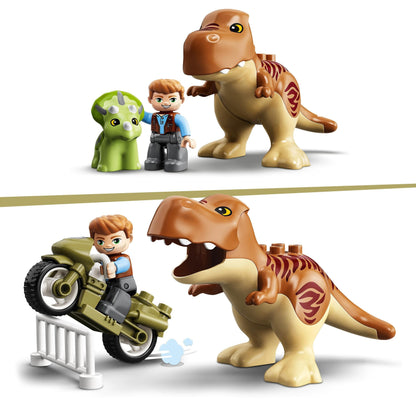 LEGO® DUPLO T. rex and Triceratops Dinosaur Toy 10939