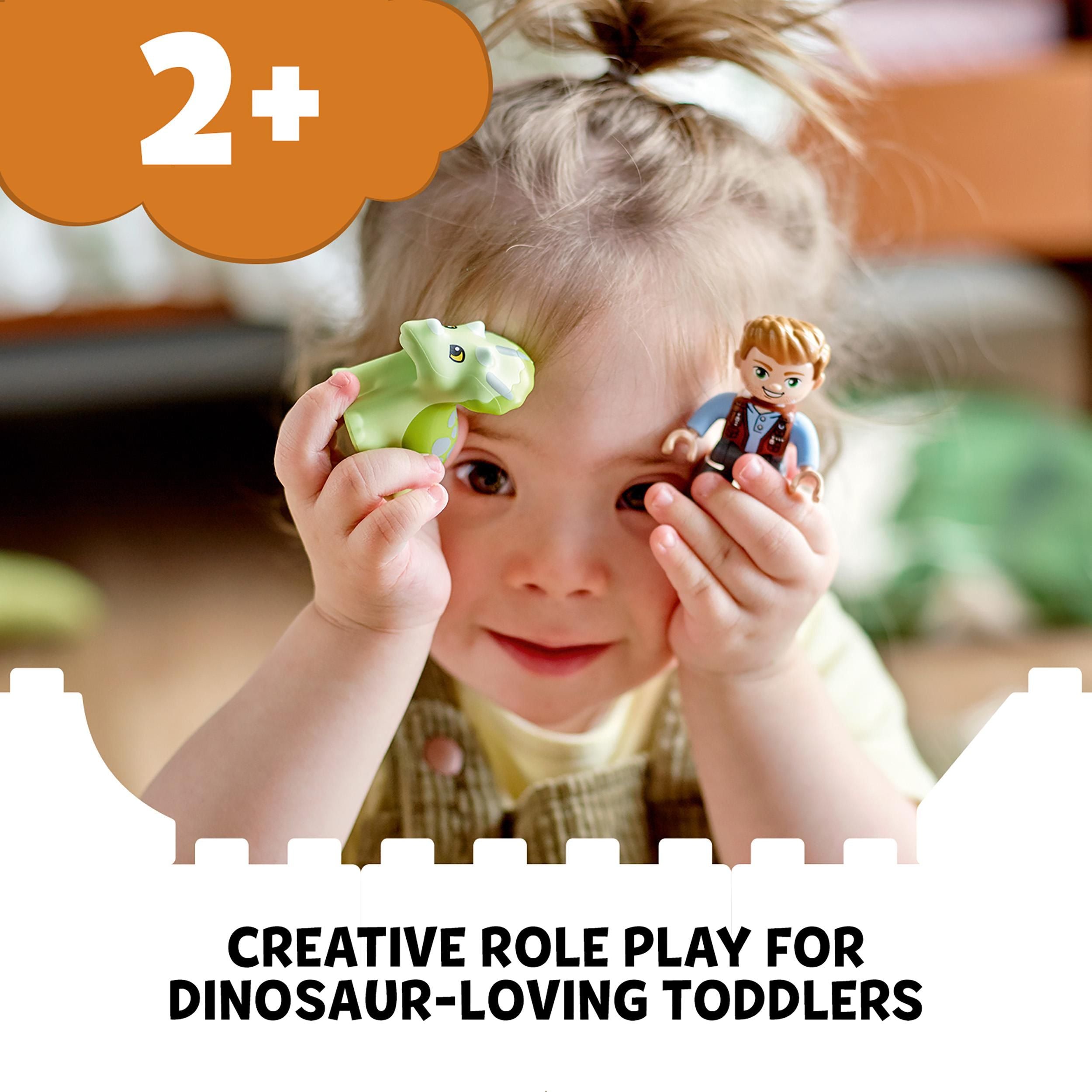 LEGO® DUPLO T. rex and Triceratops Dinosaur Toy 10939