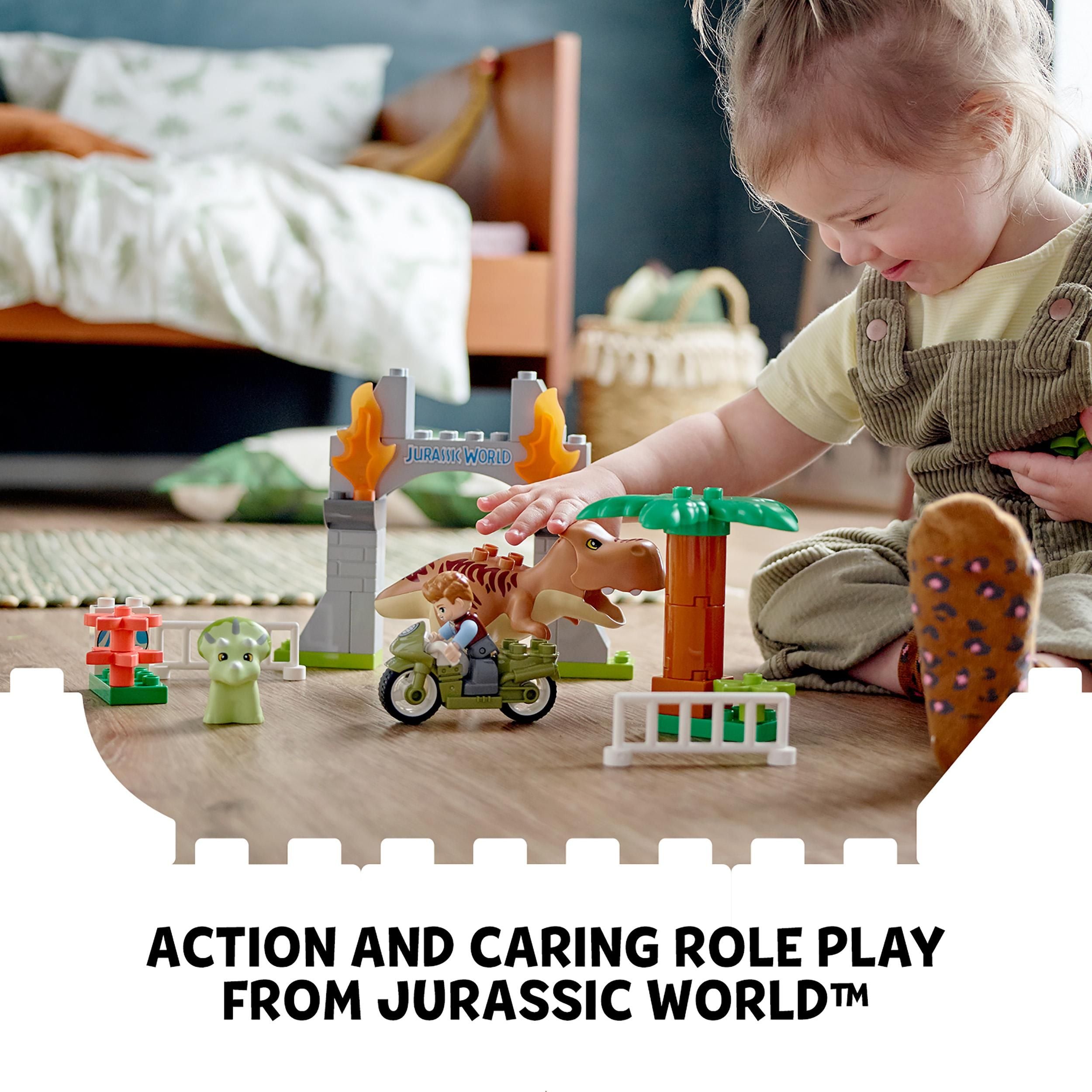 LEGO® DUPLO T. rex and Triceratops Dinosaur Toy 10939