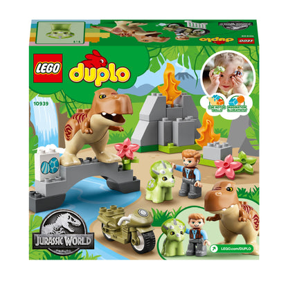 LEGO® DUPLO T. rex and Triceratops Dinosaur Toy 10939