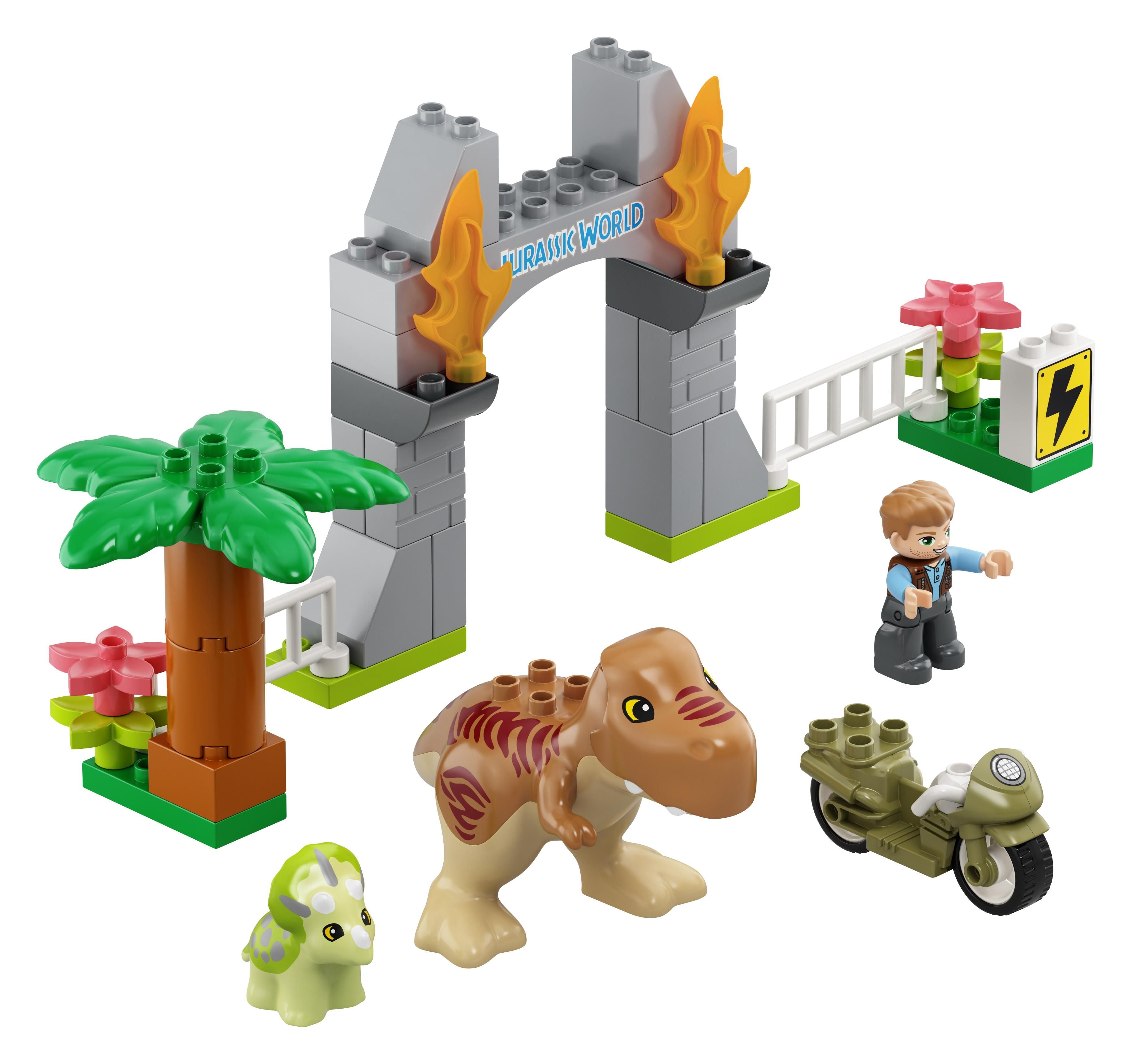 LEGO® DUPLO T. rex and Triceratops Dinosaur Toy 10939