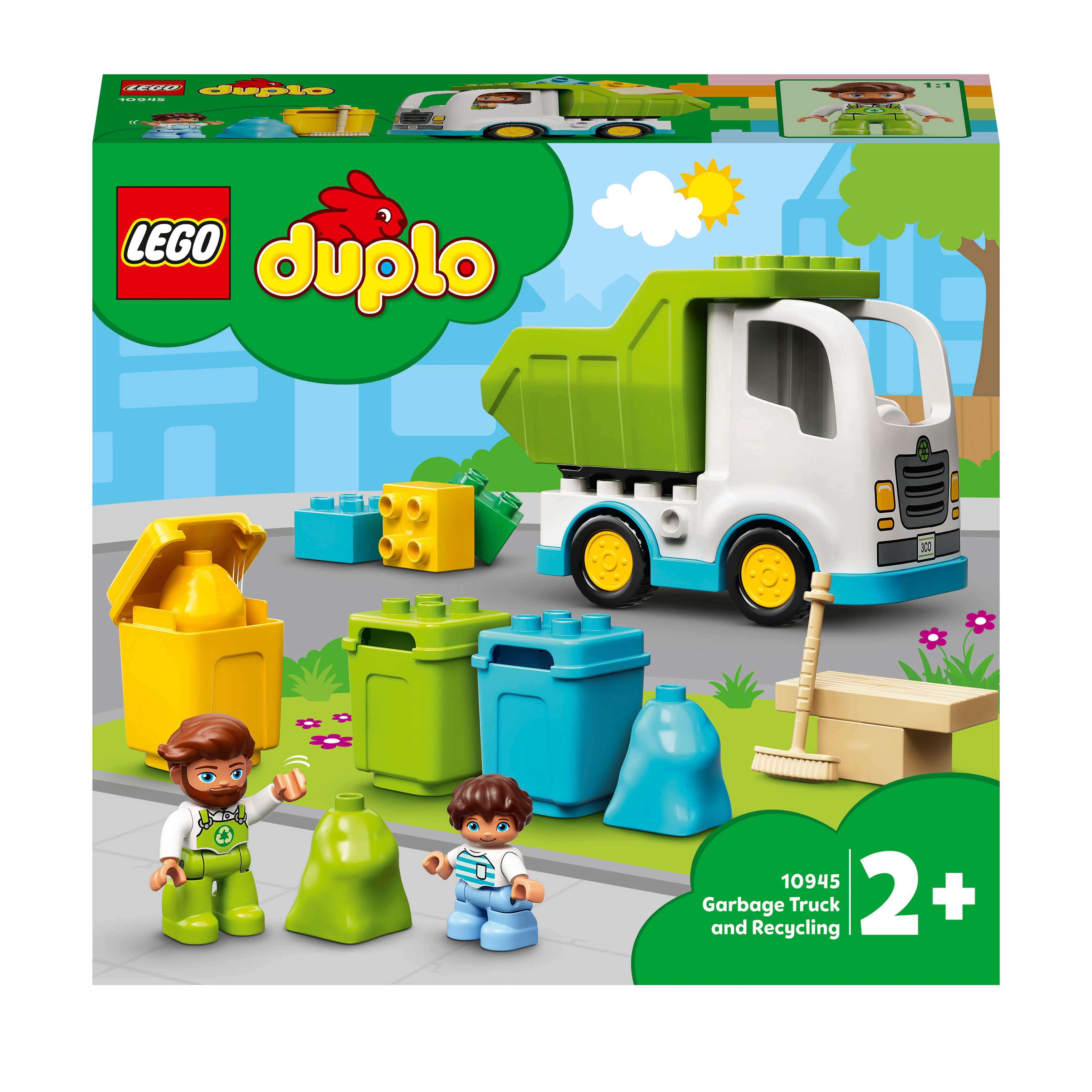 LEGO® DUPLO Town Garbage Truck & Recycling Toy 10945