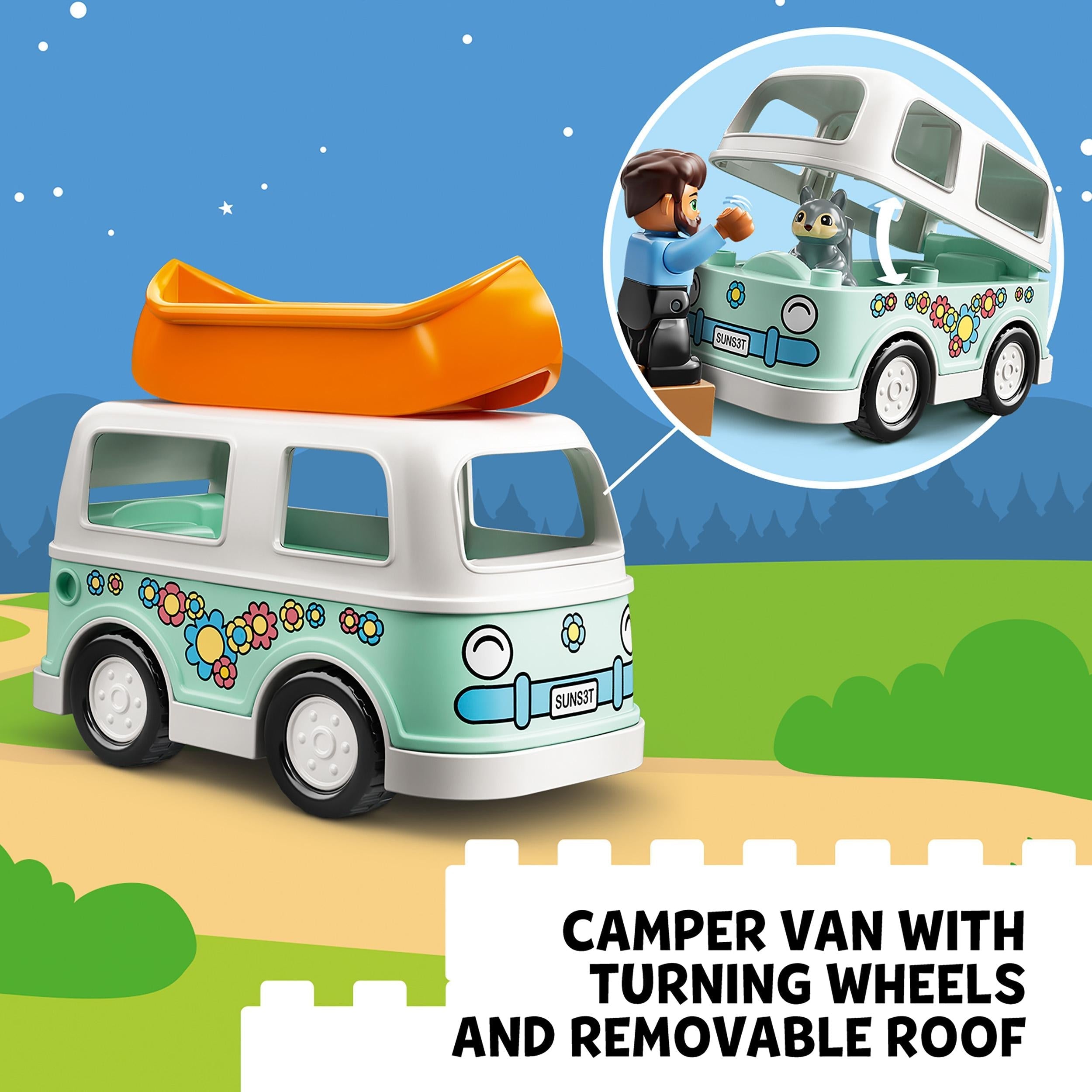 LEGO® DUPLO Family Camping Van Adventure Set 10946
