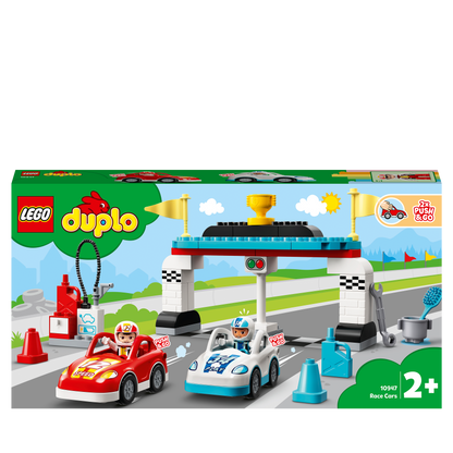 LEGO® DUPLO Town Race Cars Toy for Toddlers 10947