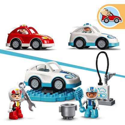 LEGO® DUPLO Town Race Cars Toy for Toddlers 10947