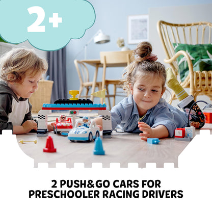 LEGO® DUPLO Town Race Cars Toy for Toddlers 10947