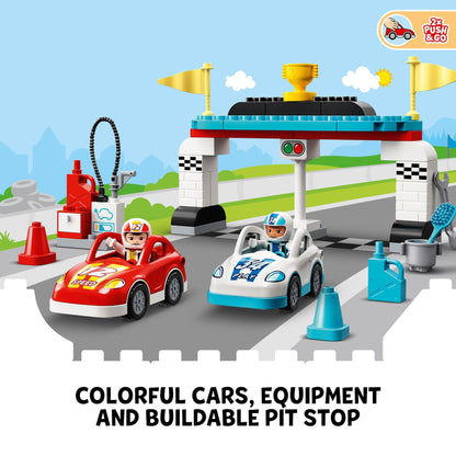 LEGO® DUPLO Town Race Cars Toy for Toddlers 10947