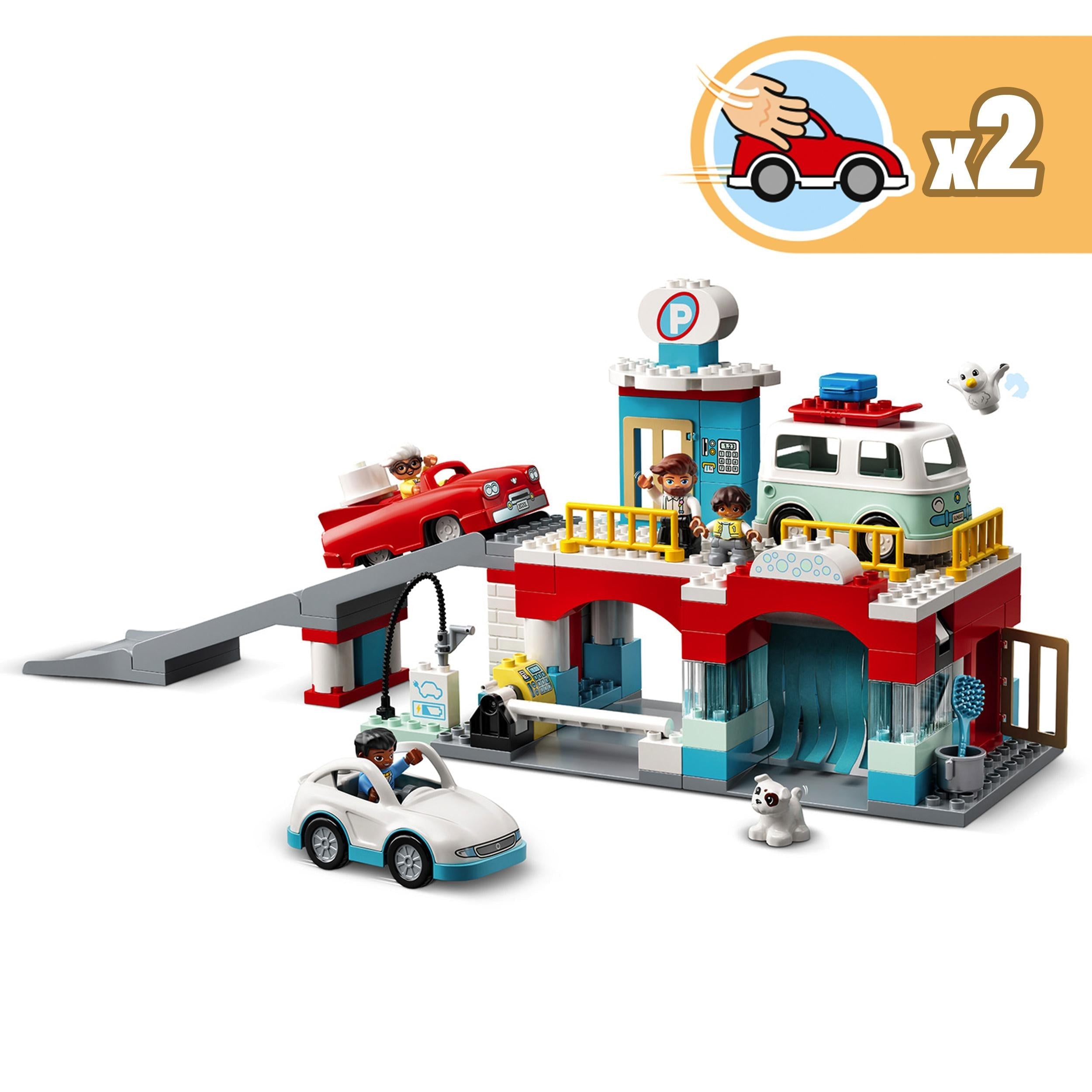LEGO® DUPLO Car Park and Car Wash Toddlers Toy 10948