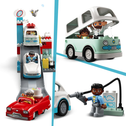 LEGO® DUPLO Car Park and Car Wash Toddlers Toy 10948