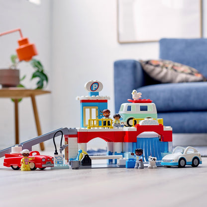 LEGO® DUPLO Car Park and Car Wash Toddlers Toy 10948